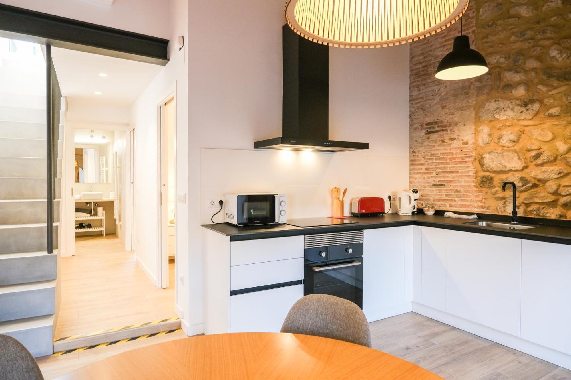 Ganganell Atic Apartamento Con Terraza En Besalú Buitenkant foto