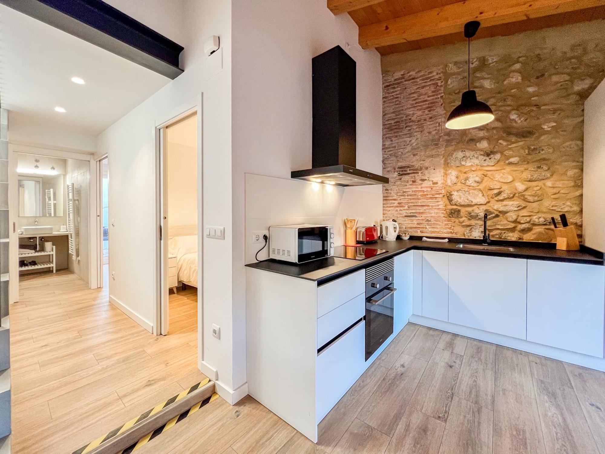 Ganganell Atic Apartamento Con Terraza En Besalú Buitenkant foto